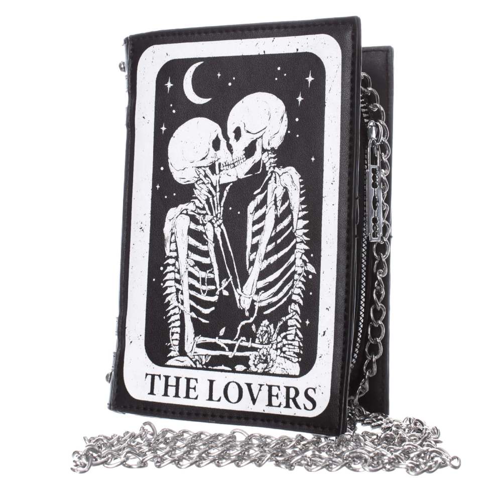 Heartless - The Lovers Tarot Notebook Handtas - Zwart